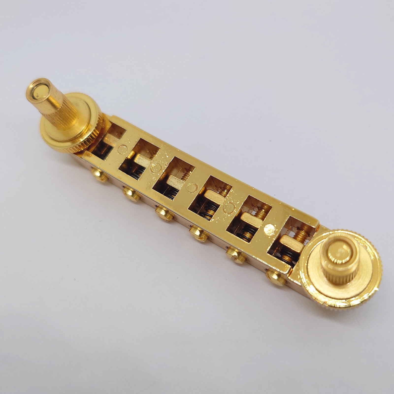 Guitar Fixed Saddle Bridge Tailpiece Set with ABR-1 Style Tune-O-Matic Bridge Gold for ABR LP SG EPi Electric Guitars