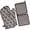 White, variant on Leopard Print Oven Mitts and Pot Holders Set Of 4, Heat Resistant Kitchen Gloves with Non-Slip Grip, Hanging Loop, Soft Cotton Lining for Baking, Cooking, Grilling, Barbecue