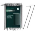 thumbnail image 1 of Estacas para tienda de campaña Feed Garden, 18 cm, acero galvanizado de alta resistencia, 50 unidades, 1 of 6