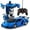 Blue car, variant on Rc Cars and Trucks Remote Control Cars 2In1 Transformation Robots Toy Deformation Toys RC Sports Car Vehicle Model Electric Car Orange car