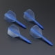thumbnail image 5 of EeaseMX 4 plumas de dardos de hilo fino transparente, accesorio para dardos, para deportes al aire libre e interior (hilo fino y fino, azul), 5 of 7