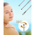 thumbnail image 3 of AISEELY 6Pcs Stainless Steel Spiral Spring Ear Picks Spoon Wax Removal Cleaner Pickers set with Box Health Care Ear Care, 3 of 6