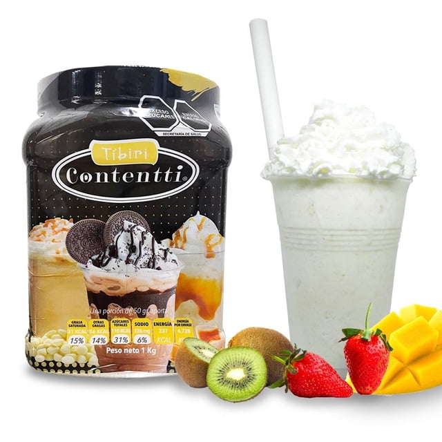 Polvo para Smoothie Tíbiri Contentti Sin Sabor Base Leche 1 Kg