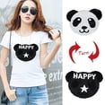 thumbnail image 2 of Embellecedor Panda Soledad lentejuelas Tela Artesanía Ropa Adorno Costurero arte, 2 of 8
