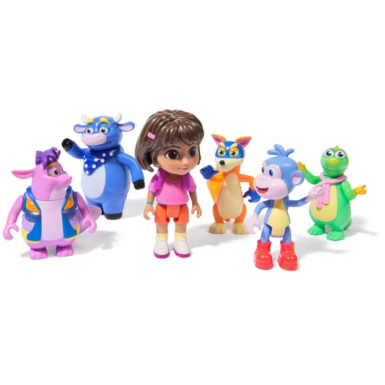 Dora the Explorer, 3-inch Dora Toy Figure with Movable Head & Arms