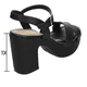 thumbnail image 3 of Sandalia Modare Mujer Negro Tacón Hebilla Casual negro 23.5, 3 of 10