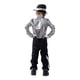 thumbnail image 3 of Michael Jackson Halloween Party Fancy Dress Cosplay Costume 3-16 Years Kids Boys Girls Performance Outfits Set, 3 of 5