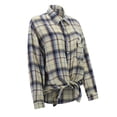 thumbnail image 4 of SHIXIAOO Retro Style Collar Long Sleeve Pocket Women's Shirt for Spring and Autumn Long Graphic Tees for Women Colla Button down Shirts for Women Loose Button down Shirts for Women Baseball Tees for, 4 of 9