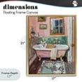thumbnail image 4 of Stupell Industries Eclectic Corgi in Pastel Tub Gold Floating Frame Canvas Art, 17 x 21, by The Prints Vibe, 4 of 8