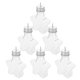 thumbnail image 2 of 6 botellas vacías rellenables para deseos, decorativas, creativas, con forma de estrella, para dulces, rellenables., 2 of 7