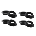 thumbnail image 1 of 8 Pcs Axe de Pédalier de Vélo Protection de Roulement Moyen Couvercle de Tasse Pièces de Vélo de Montagne Route, 8 Pcs Protection Couvercle, Noir, 1 of 7