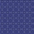 thumbnail image 1 of Ahgly Company Indoor Square Patterned Denim Dark Blue Area Rugs, 4' Square, 1 of 6
