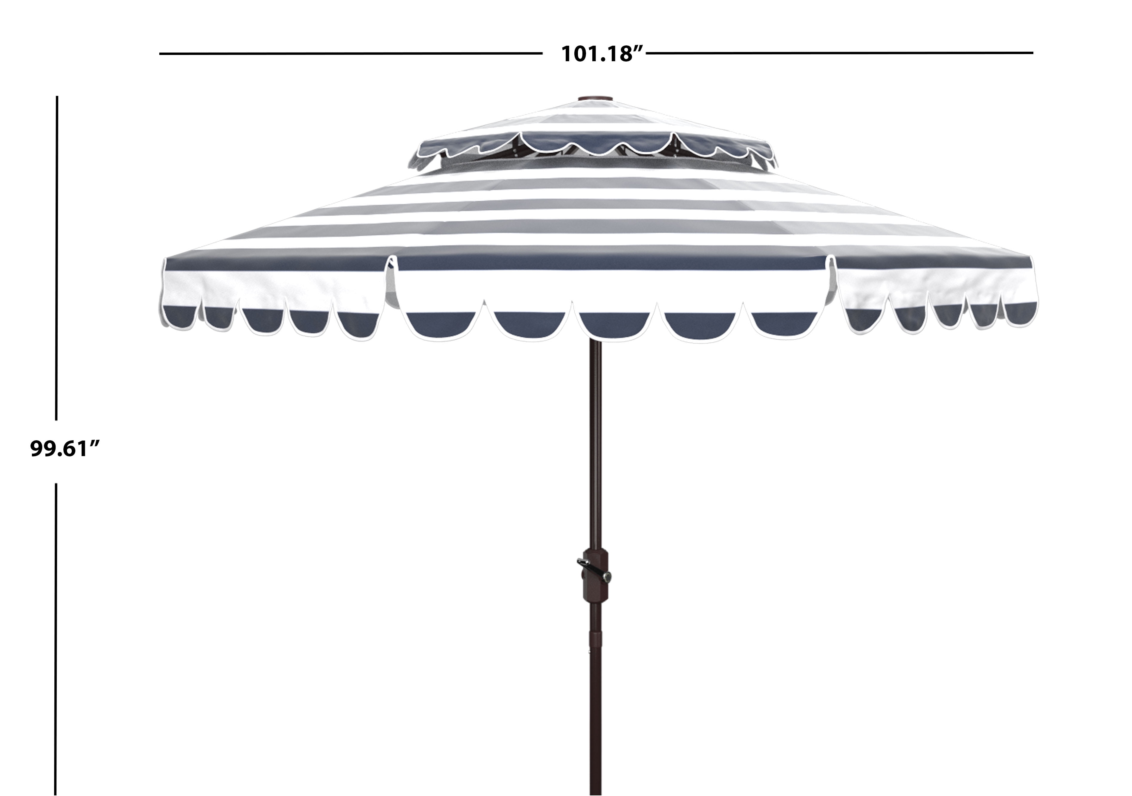 Safavieh Vienna 99.61 in Solid Geometric Round, UV Resistant
