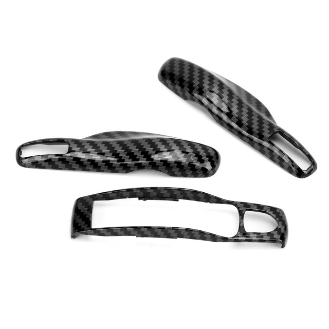 Boîtier de Clé de Voiture, Couverture de Boîtier de Fob Clé Porte-Clé en Carbone Keyless Entrée Protector Design Rationalisé