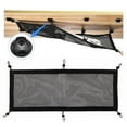 thumbnail image 2 of Homerr Under Desk Storage Bag Cable Management Net Privacy Mesh Cord Manager Under-Desk Wire Net Large Capacity Easy to Install Cord Organizer Net Office Desktop Cable Organizer, 2 of 8