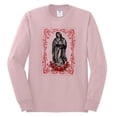thumbnail image 2 of Wild Bobby, Our Lady of Guadalupe Blessed Virgin Mary Religious, Inspirational/Christian, Men Long Sleeve Shirt, Light Pink, 3XL, 2 of 3