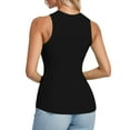 thumbnail image 5 of Bovemsi Women's Tanks & Camis Cute Summer Tank Tops Basic Sleeveless Top Black Camisole, 5 of 9