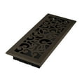 thumbnail image 4 of 4in x 12in Wonderland Style Bronze Age Metal Rectangular Floor Register (2 PACK) - Overall 5 1/4" x 13 1/4", 4 of 5