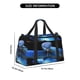 thumbnail image 3 of Easygdp Blue Viper Snake Bolsa de Gimnasio, Bolsa de Viaje Duffel, Bolsa de Fin de Semana con Compartimentos, Bolsa de Mano para Noche, 3 of 7