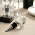 thumbnail image 5 of Efavormart Crystal Glass Ball Metal Wine Bottle Stopper Plug Party Favor Gift Box - Clear Box, Thank You Card, And Ribbon Included, 5 of 5