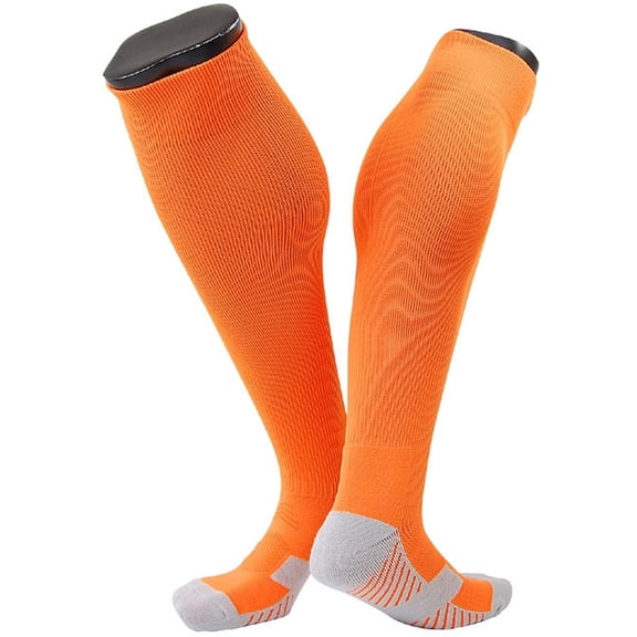 Lian LifeStyle Big Boy's 1 Pair Knee High Sports Socks Size L/XL XL0021-02(Orange)