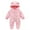 Pink, variant on Baby Boy Romper Baby Onesies Soft Snowsuit Coat Bear Suit Warm Spring Boy Clothes One Piece Jumpsuit Grey 0-3 Months