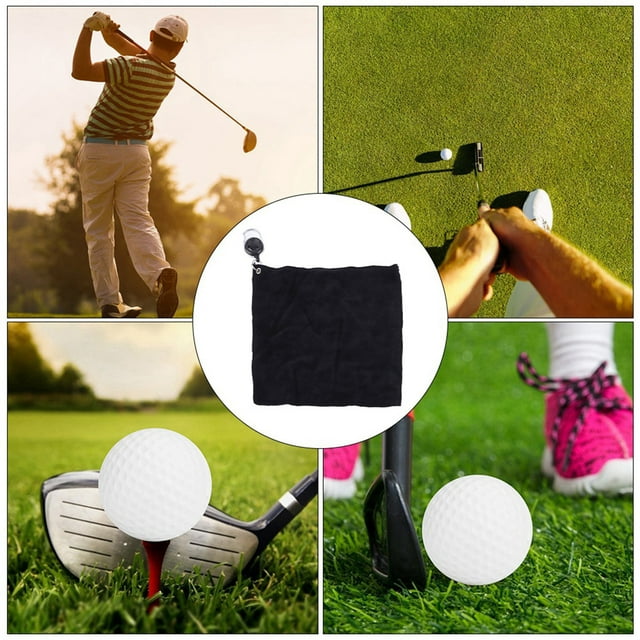 Toalla De 1 PCS De Doble Cara, Lujosa Toalla De Clubes De De Algodón, Para Principiantes Golfers Lovers Clubs Course De