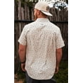 thumbnail image 2 of Burlebo Men's Performance Short Sleeve Button Up Shirt (Lone Star State, Small), 2 of 3