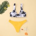 thumbnail image 3 of Swimsuits for Women Women's Printed Split Bikini Swimsuit, 3 of 8