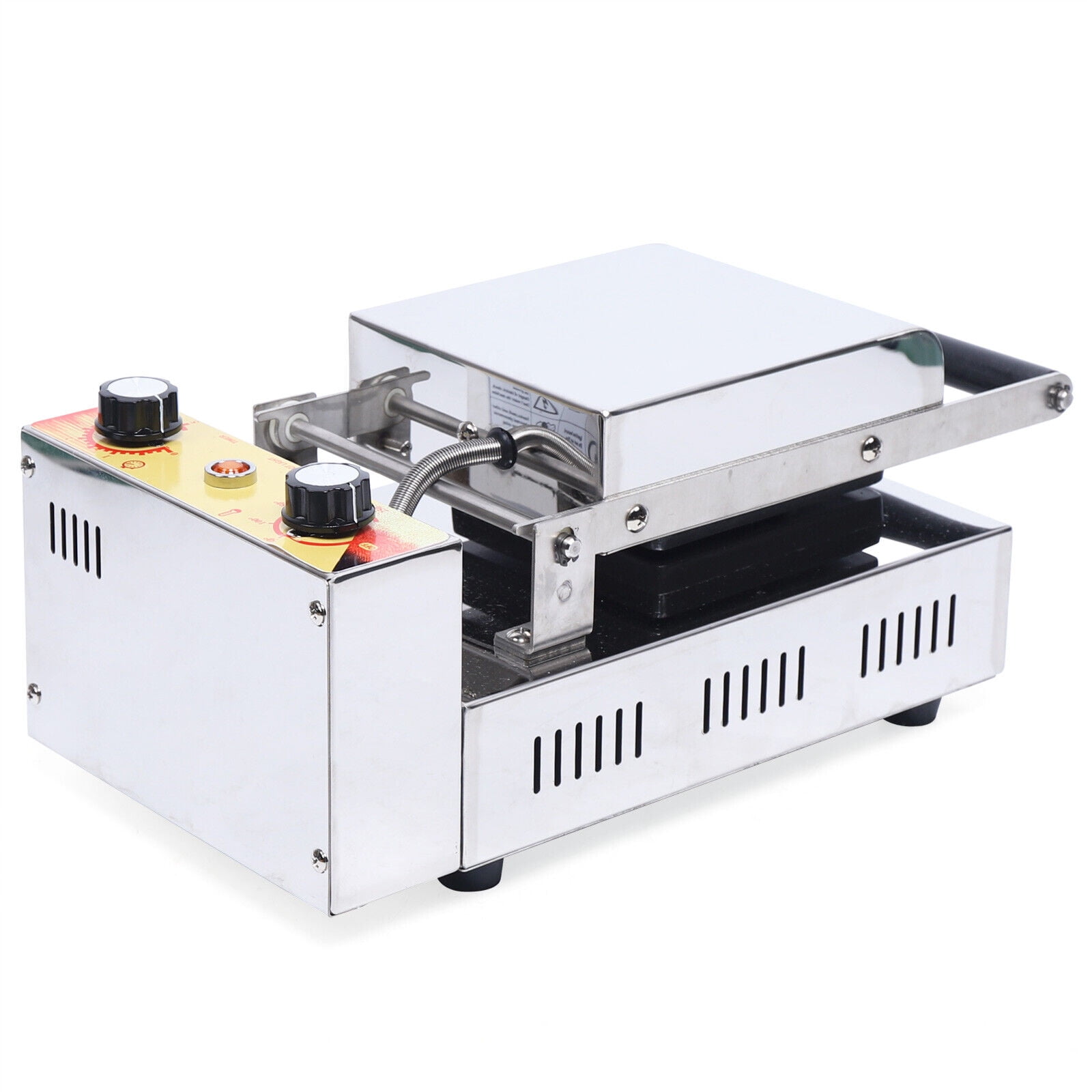 Electric Ice Cream Gelato Panini Press Machine Make Nonstick Temperature Control