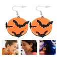 thumbnail image 3 of 2pcs Halloween Pendientes de Halloween Pendientes de murciélago Fiesta del Festival de Partes, 3 of 7