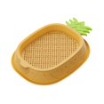 thumbnail image 4 of Macetero de hierba para gatos Yinane bandeja para plantar hierba hidropónico Amarillo, 4 of 8