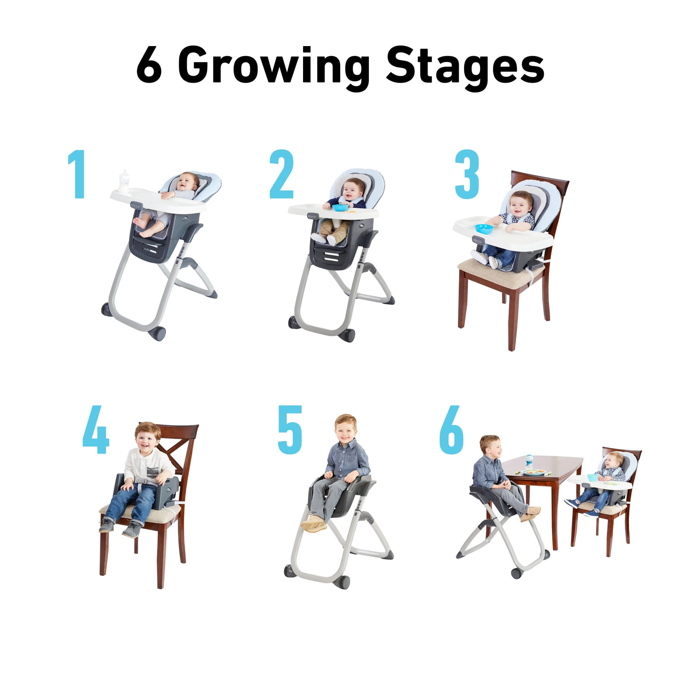 Graco DuoDiner DLX 6-in-1 Highchair, Mathis, 22.69 lbs