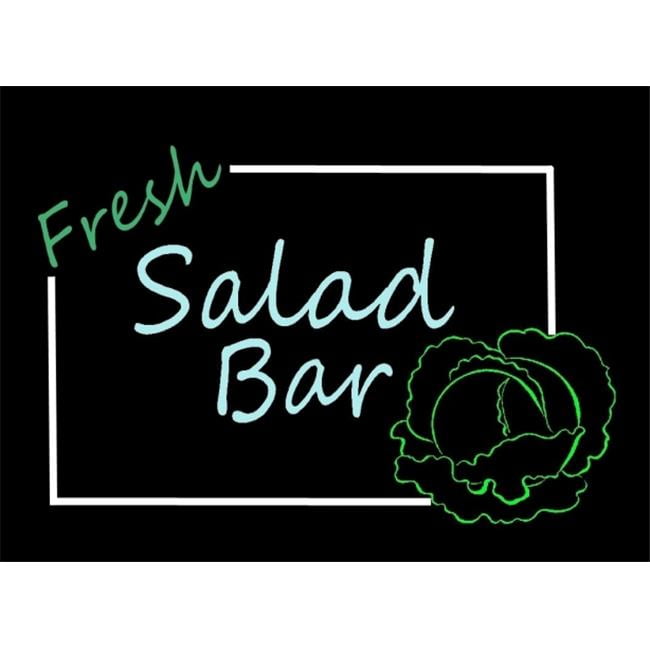 Gagne 1118- Salad Bar LED Lit Sign with Salad Bar Logo - Walmart.com