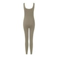 thumbnail image 5 of SRZYMJ Athletic Women's Jumpsuit Women's Long Sleeve Workout Jumpsuit Gym Bodysuit With Removable Padding and Wide Supportive Straps For Yoga, 5 of 5