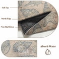 thumbnail image 6 of Blue Shell Coastal Area Rugs 6'x9', Washable Small Throw Rugs for Kitchen Dining room, Nautical Seaside Ocean Vintage Art Indoor Outdoor Rug Non-Slip Low Pile Carpet Runner Reversible Floor Mats, 6 of 8
