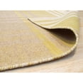 thumbnail image 3 of EORC Yellow Handmade Wool Transitional Plaid Rug, 10' x 14'-Color:Yellow,Material:Wool, 3 of 4