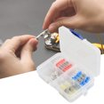thumbnail image 1 of Funie 50 Pcs/100 Pcs/250 Pcs Bornes de Connexion Ignifuges Étanches Isolées Connecteurs de Fil Rétractables pour Faisceaux, 1 of 7