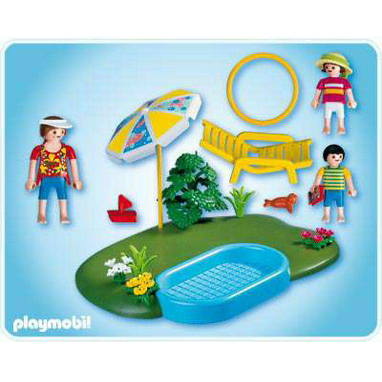 CompactSet Famille et piscine - Playmobil Maisons et Intérieurs 4140