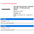 thumbnail image 2 of Auto Trans Oil Cooler Hose - Compatible with 1986 - 1991 Mercedes-Benz 560SEC 1987 1988 1989 1990, 2 of 2