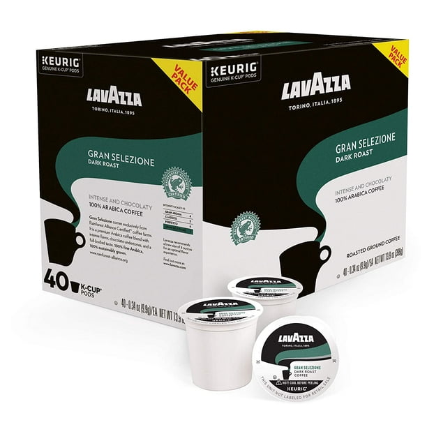 LavAzza Gran Selezione Coffee Keurig KCup Pods 40Count