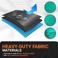 thumbnail image 3 of Funda para lavadora/secadora de carga frontal y superior: protección impermeable, a prueba de polvo y solar; se adapta a la mayoría de lavadoras y secadoras con diseño de cremallera gruesa, 3 of 7