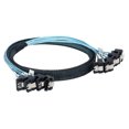 thumbnail image 1 of SAS 36P SFF-8087 a 4 SATA 7Pin 90 Target Hard Disk Data Cable Adaptador Cable 1 m Zefei Wu 1327533047999, 1 of 5