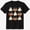 Black-26, variant on Halloween Graphic T-Shirt, Three Simple Ghosts, Spooky Season Short Sleeve Casual Shirt