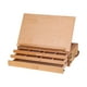 thumbnail image 2 of Caballete de escritorio para artista, mesa de madera, caja de dibujo, caballete, cajón, herramienta de pintura artística 40x27CM 3 en 1, 2 of 6