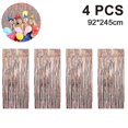thumbnail image 1 of Paquete de 4 decoración de pared de fondo de cortina de seda de lluvia para boda, 1 of 5