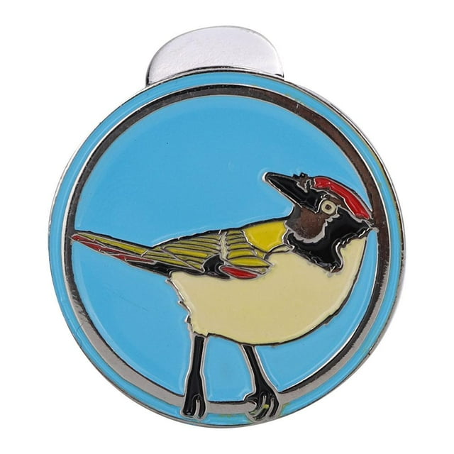 Herwey Metal Magnetic Golf Cap Hat Visor Clip Ball Marker Accessory Multiple Patterns,Golf Cap Clip
