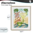 thumbnail image 4 of Stupell Industries Bohemian Salt & Sand Margarita Birch Framed Print Under Glass, 13 x 16, by Connie Summers, 4 of 8