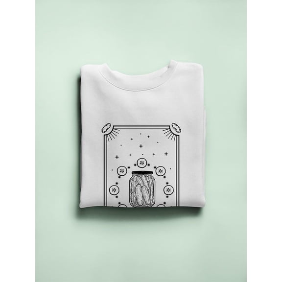 Pickle Card Sweatshirt Men's -SmartPrintsInk Designs