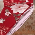 thumbnail image 5 of Set of 6 Dining Chair Covers, Stretch Spandex Dining Room Protector Slipcovers (Style 49, Red), 5 of 6